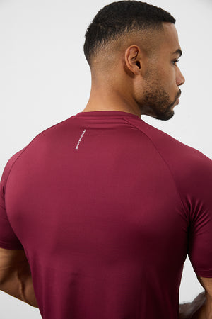 Training Top in Burgundy - TAILORED ATHLETE - ROW