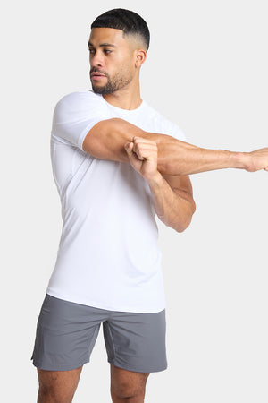 Training Top in White - TAILORED ATHLETE - ROW