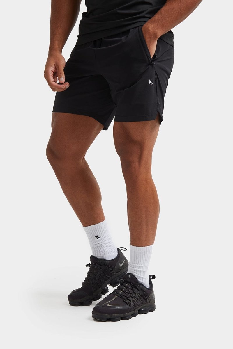 Training Shorts in Black - TAILORED ATHLETE - ROW