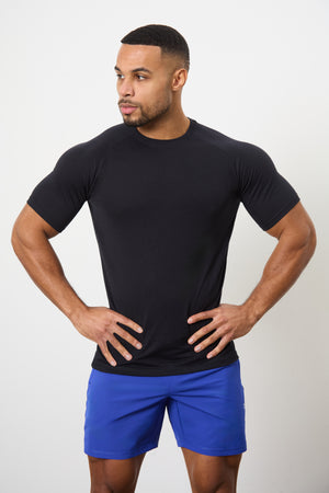 Essential Training Top in Black - TAILORED ATHLETE - ROW