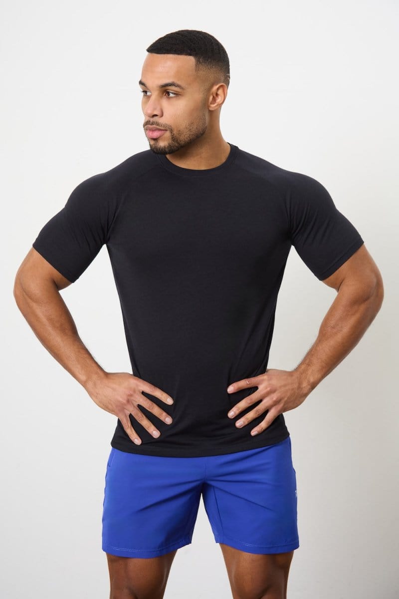 3 Pack Essential Training Top in Black - TAILORED ATHLETE - ROW