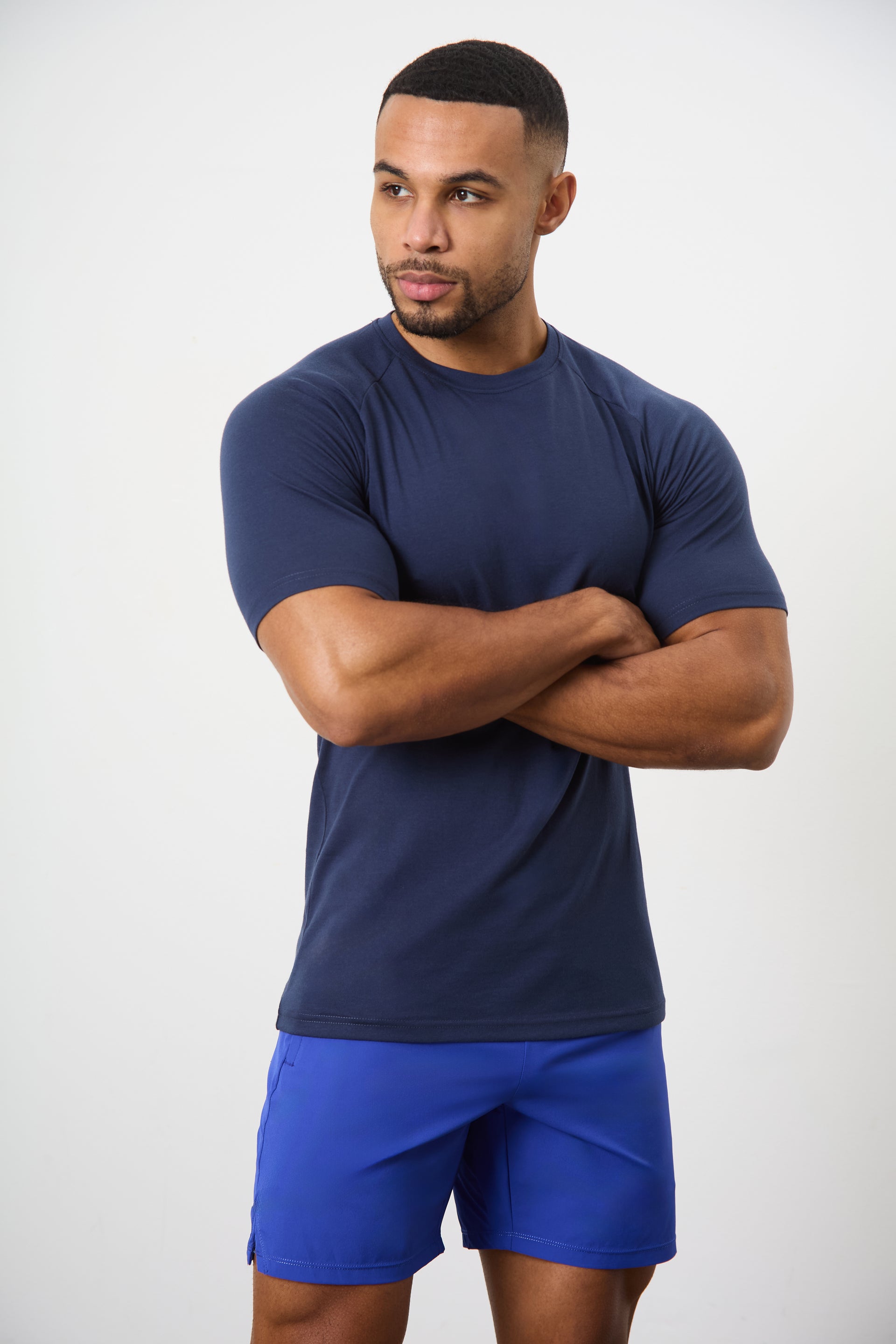 Essential Training Top in Navy - TAILORED ATHLETE - ROW