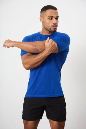 Essential Training Top in Cobalt Blue - TAILORED ATHLETE - ROW