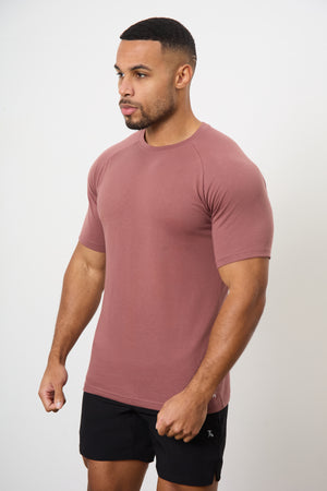 Essential Training Top in Wood Rose - TAILORED ATHLETE - ROW