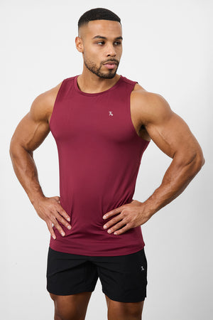 Training Vest in Burgundy - TAILORED ATHLETE - ROW