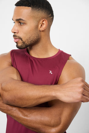 Training Vest in Burgundy - TAILORED ATHLETE - ROW