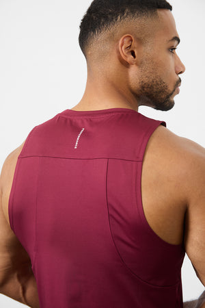 Training Vest in Burgundy - TAILORED ATHLETE - ROW