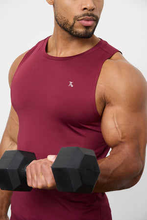 Training Vest in Burgundy - TAILORED ATHLETE - ROW