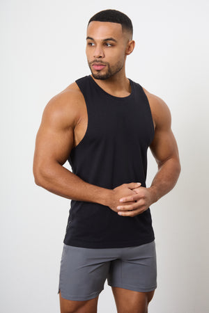 Essential Training Vest in Black - TAILORED ATHLETE - ROW