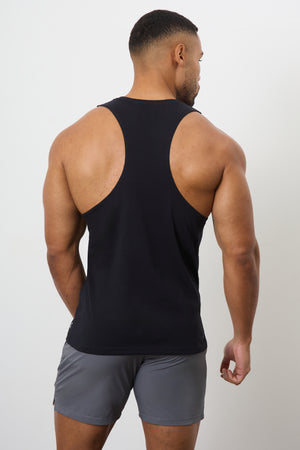 Essential Training Vest in Black - TAILORED ATHLETE - ROW