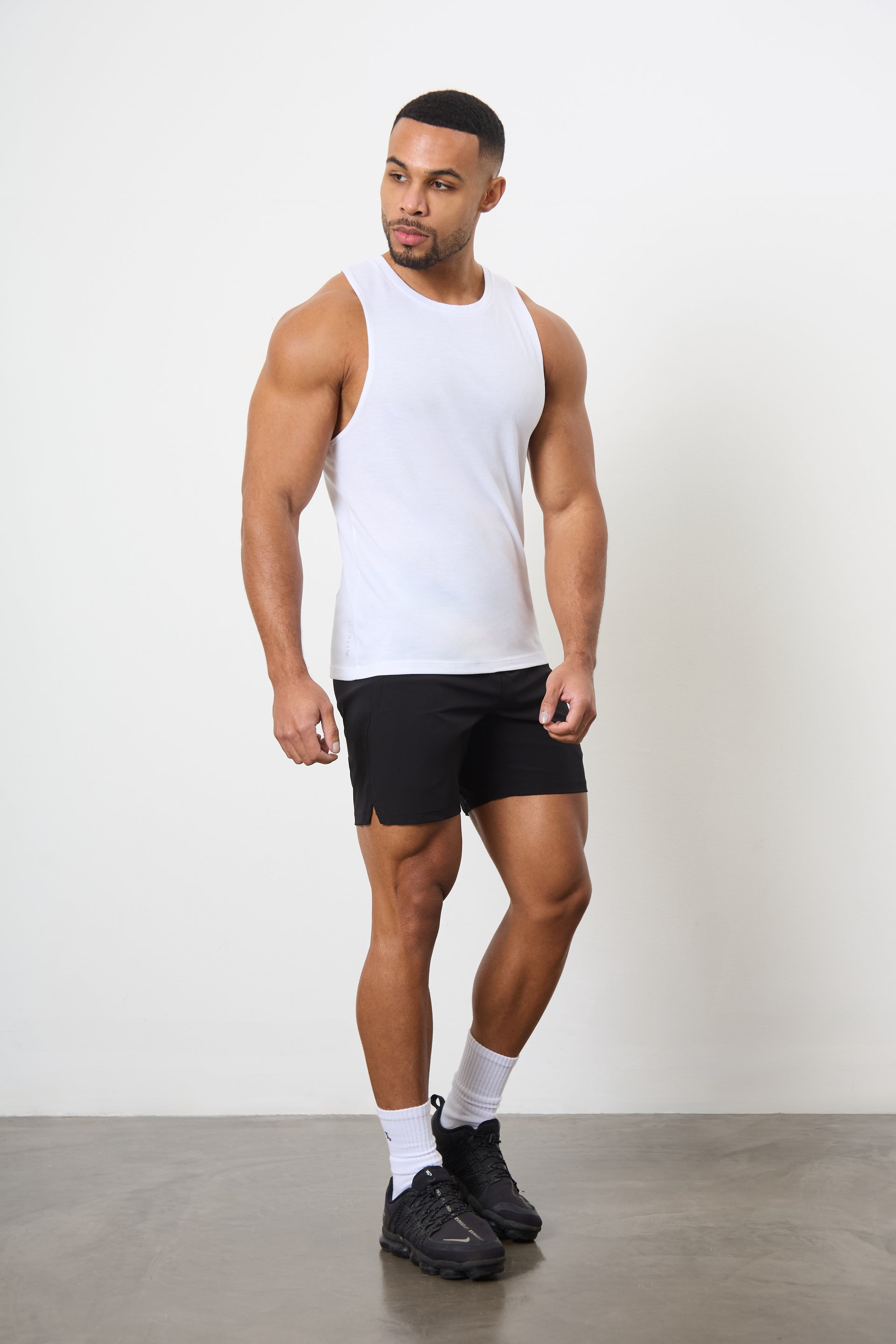 Essential Training Vest in White - TAILORED ATHLETE - ROW