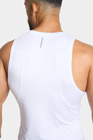 Training Vest in White - TAILORED ATHLETE - ROW