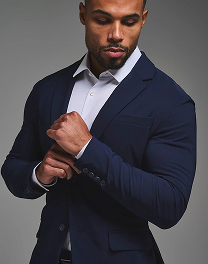 True Muscle Fit Tech Suit Jacket