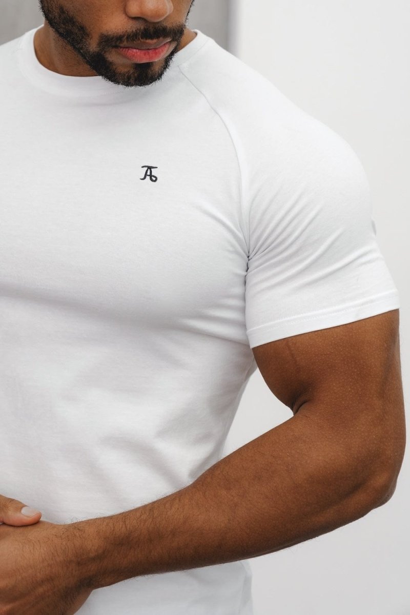 Premium Muscle Fit T-Shirt in White - TAILORED ATHLETE - ROW