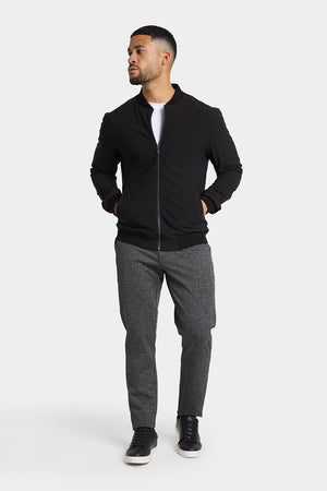 Winter Bomber Jacket in Black - TAILORED ATHLETE - ROW