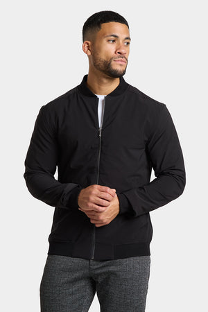 Winter Bomber Jacket in Black - TAILORED ATHLETE - ROW