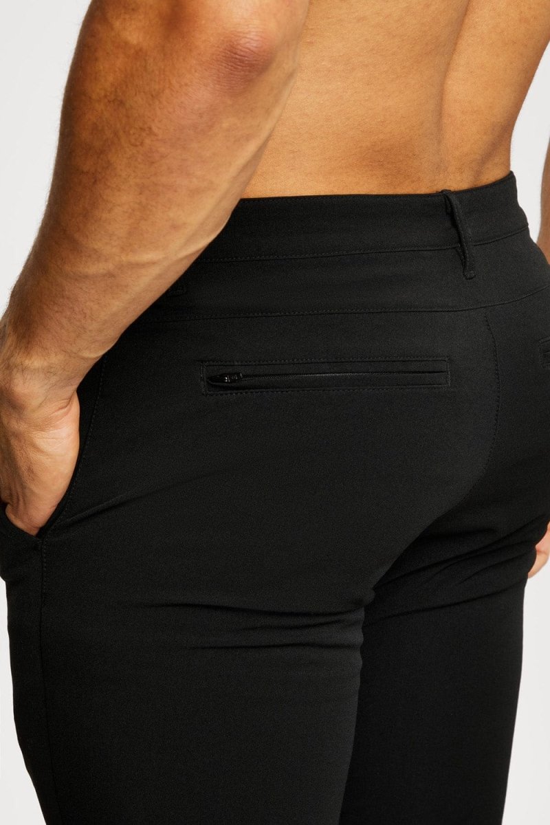 Everyday Tech Trousers in Black - TAILORED ATHLETE - ROW
