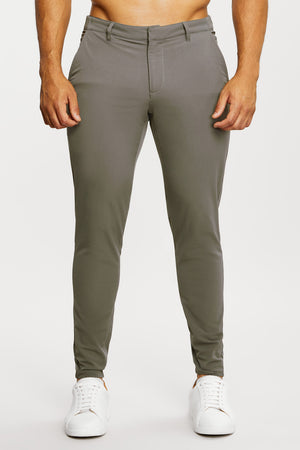 Everyday Tech Trousers in Olive - TAILORED ATHLETE - ROW