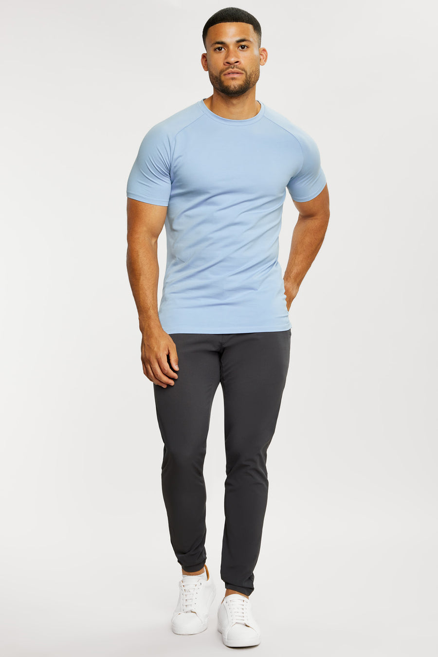 Muscle Fit Trousers - TAILORED ATHLETE - ROW