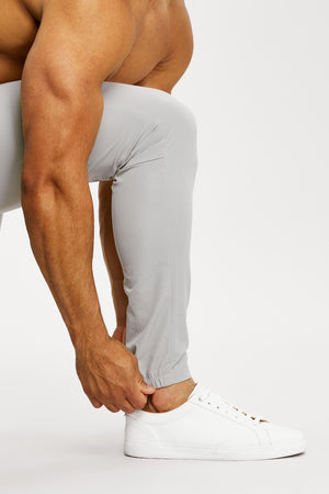 Everyday Tech Trousers in Soft Grey - TAILORED ATHLETE - ROW