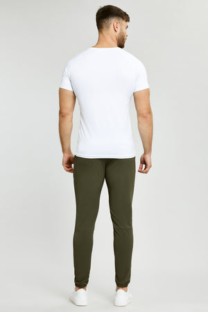 Everyday Tech Trousers in Khaki - TAILORED ATHLETE - ROW