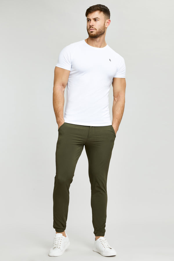 Everyday Tech Trousers in Khaki - TAILORED ATHLETE - ROW