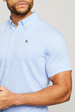 Bamboo Shirt (SS) in Pale Blue - TAILORED ATHLETE - ROW