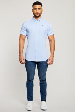 Bamboo Shirt (SS) in Pale Blue - TAILORED ATHLETE - ROW