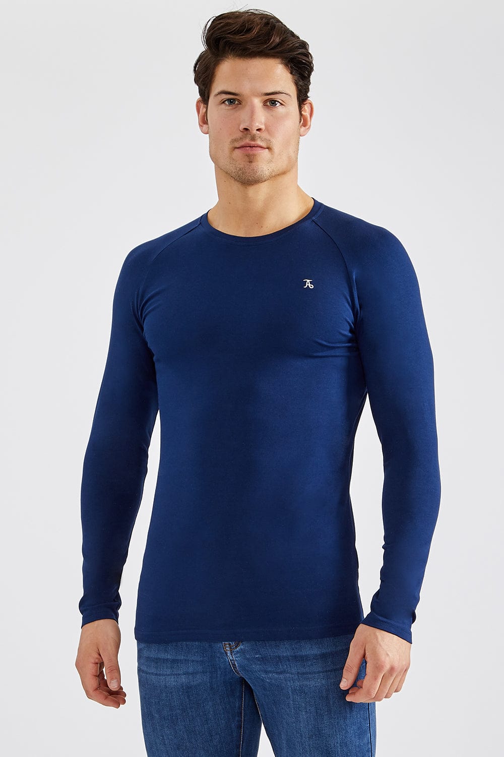 Essential T-Shirt (LS) in Navy - TAILORED ATHLETE - ROW
