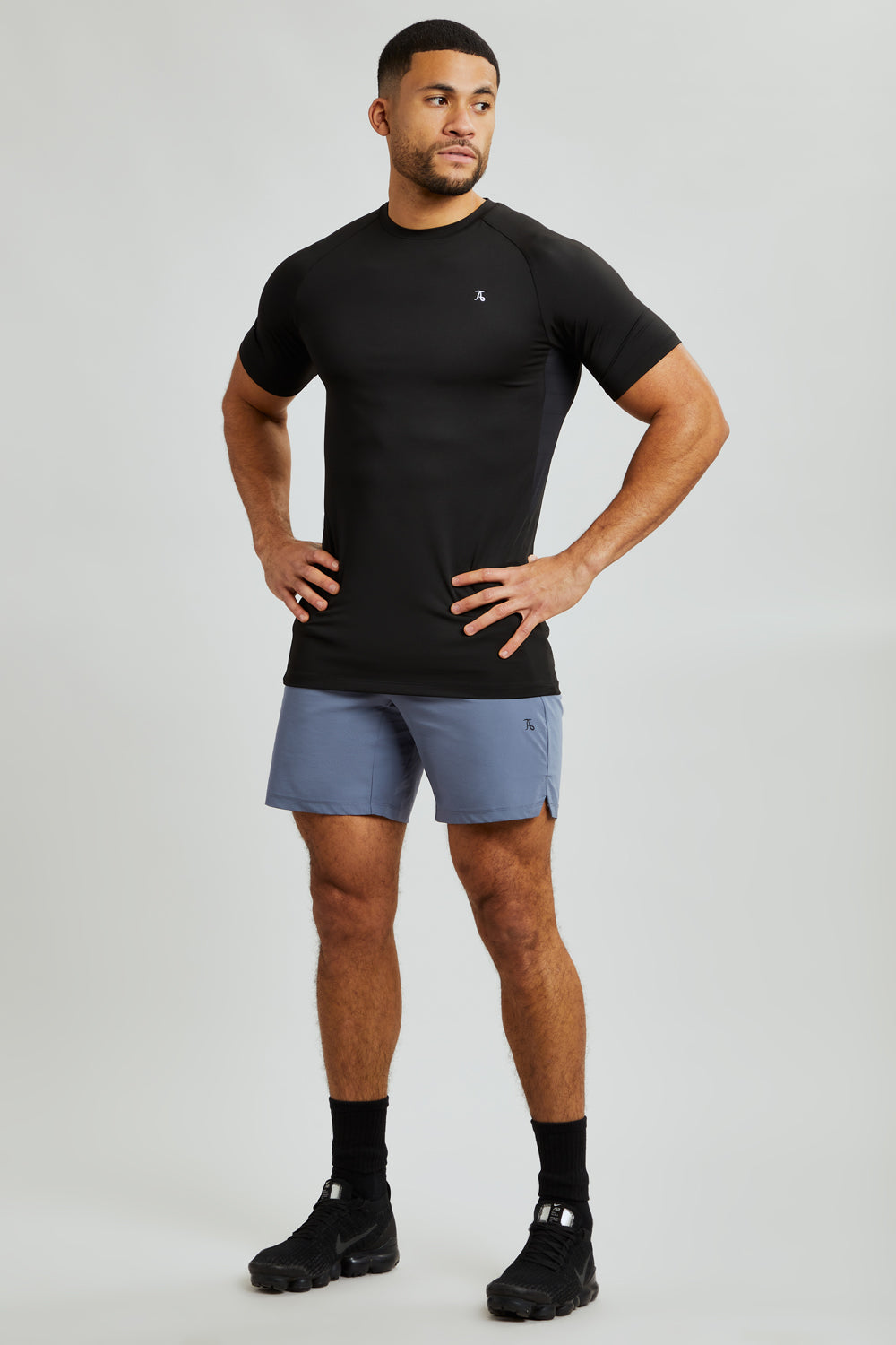Training Shorts in Slate Grey/Black - TAILORED ATHLETE - ROW