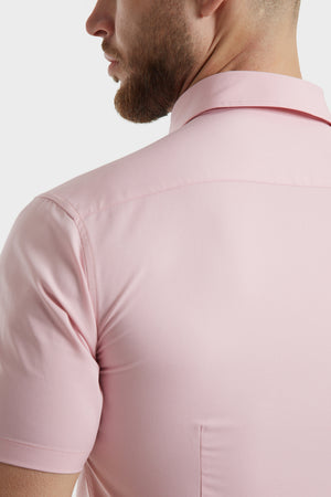 Muscle Fit Bamboo Shirt in Pink - TAILORED ATHLETE - ROW