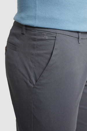 Muscle Fit Chino Shorts in Grey - TAILORED ATHLETE - ROW