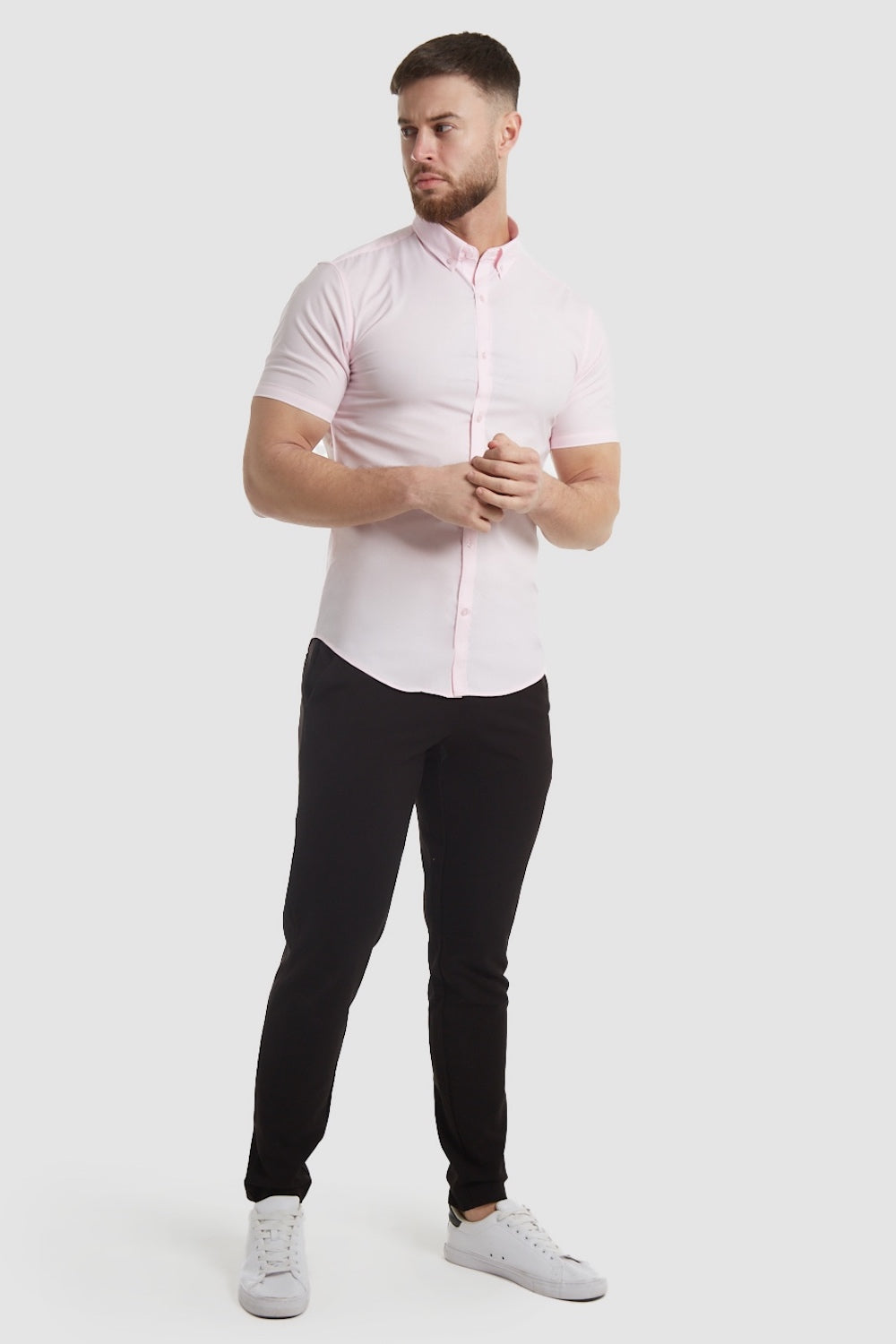 Easy Care Signature Shirt in Light Pink - TAILORED ATHLETE - ROW