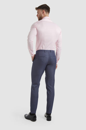 Muscle Fit Essential Trousers 2.0 in Chambray - TAILORED ATHLETE - ROW