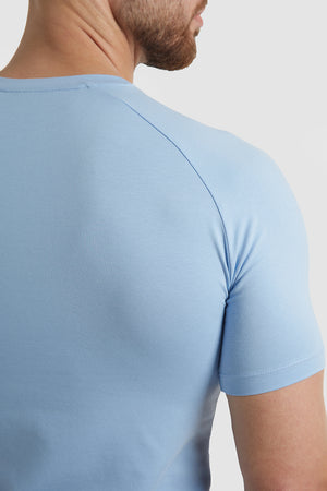 Muscle Fit T-Shirt in Soft Blue - TAILORED ATHLETE - ROW
