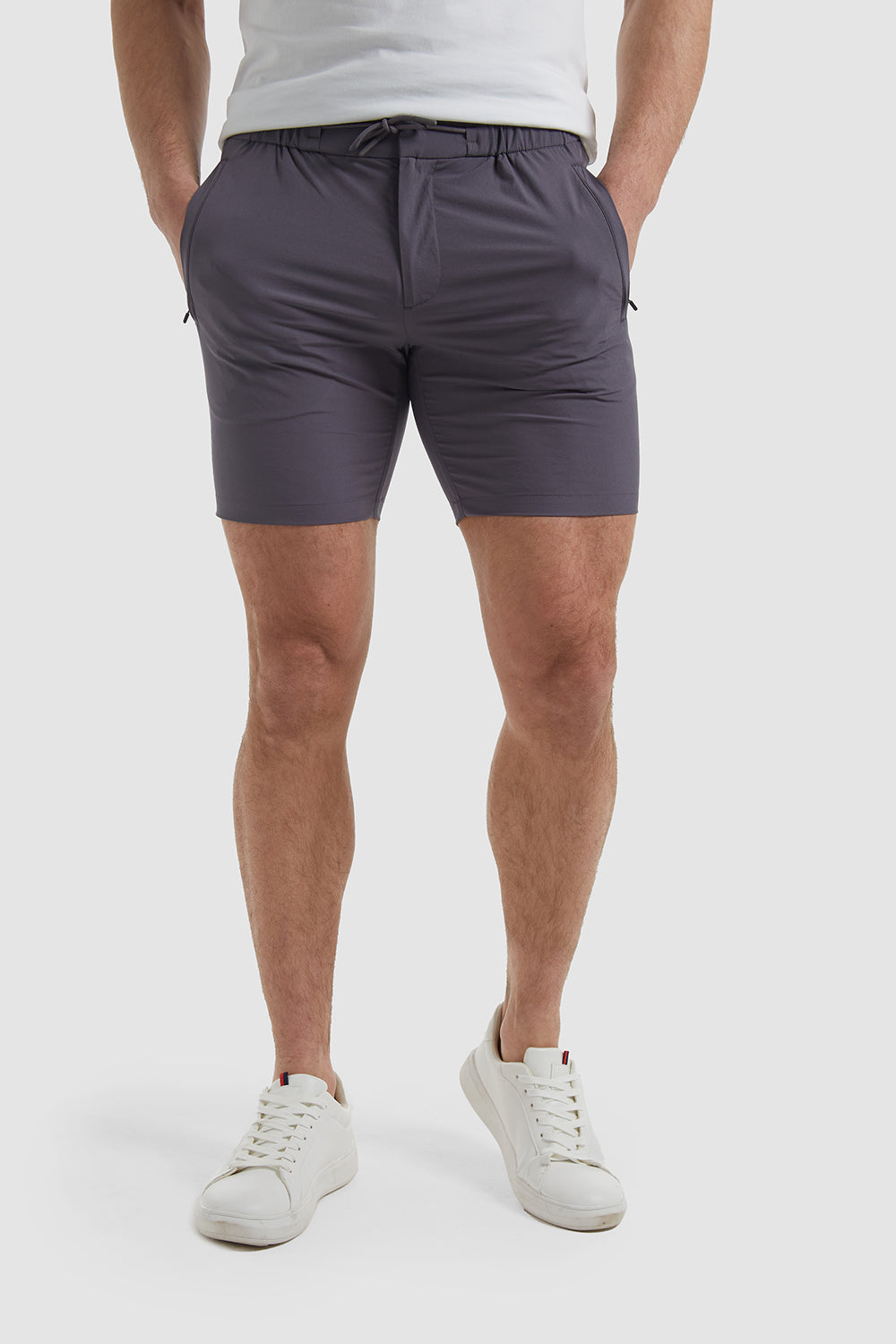 Hybrid Shorts in Grey - TAILORED ATHLETE - ROW