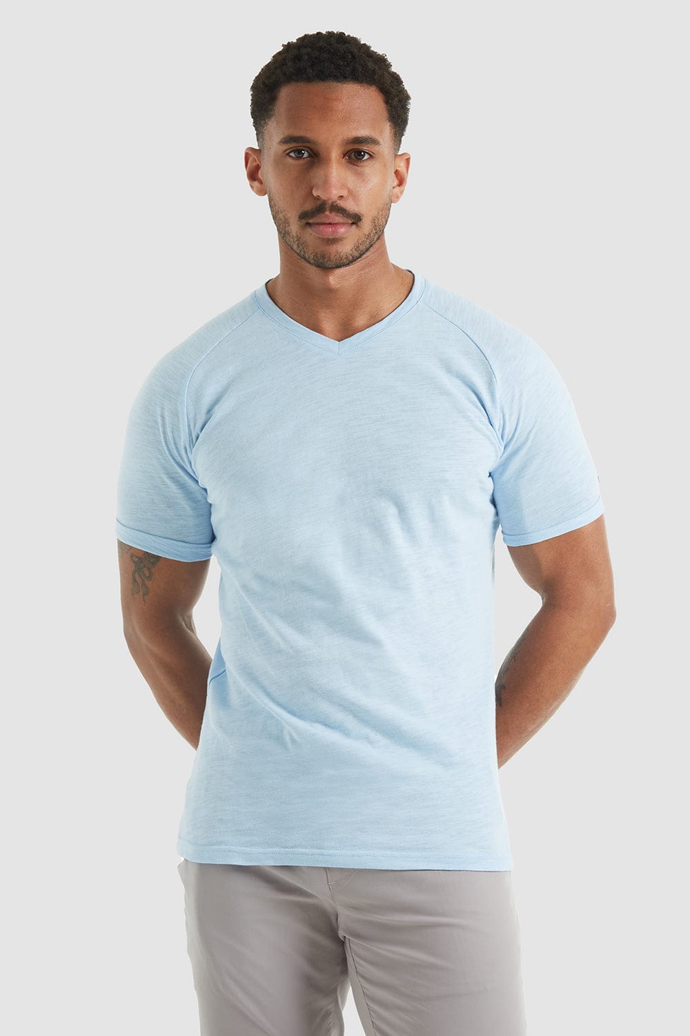 men's soft v neck t shirts