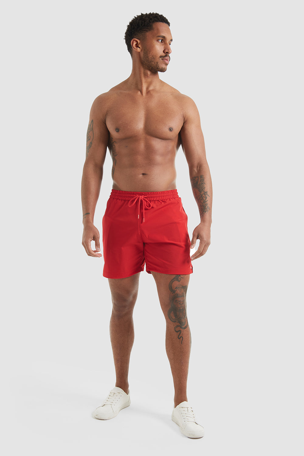 Swim Shorts in Red - TAILORED ATHLETE - ROW