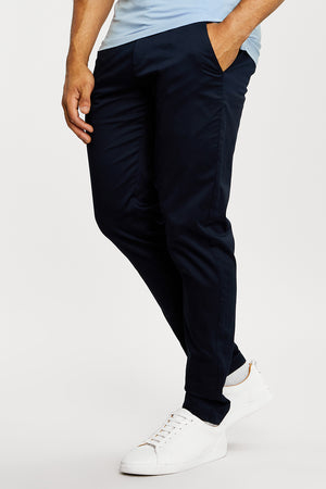 Everyday Cotton Trousers in Navy - TAILORED ATHLETE - ROW